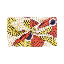Load image into Gallery viewer, Cap Point Circle yellow African Print Stretch Bandana
