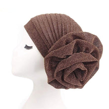 Load image into Gallery viewer, Cap Point Coffee / One size fits all Glitter Elegant Head Scarf Headband
