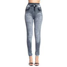 Load image into Gallery viewer, Cap Point Color 4 / XXXL High Waist Imitation Jean Running Leggings
