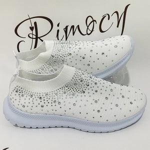 Cap Point Comfortable Soft Bottom Breathable Mesh Flat Sneakers