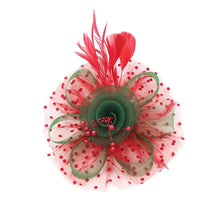 Load image into Gallery viewer, Cap Point Coral Pamela Bridal Wedding Party Fascinator Veil Hat
