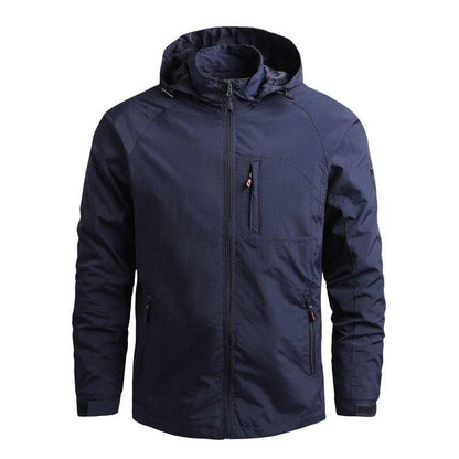 Cap Point Dark Blue / S Alvera Waterproof Hooded Windbreaker Coat