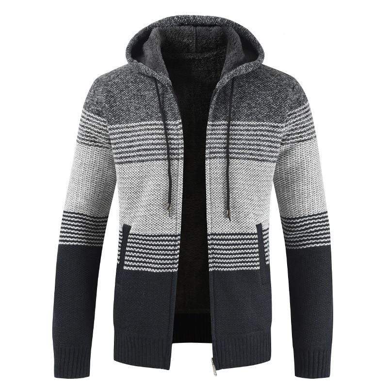 Cap Point Dark Gray / M Josh Men's Sweater Coat