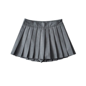 Cap Point dark grey / XS Schomie Summer High Waist Pleated Tennis Mini Skirt