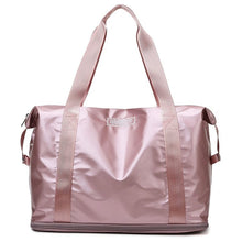 Load image into Gallery viewer, Cap Point dark pink / One size Monisa Gym Sports Fitness Travel Shoulder Duffle Waterproof Handbag
