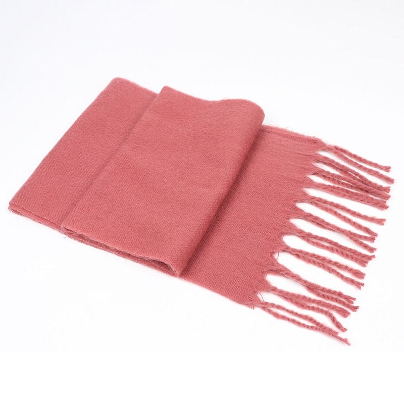 Cap Point Dark pink / One size Winnie Cashmere Plaid Thick Wrap Winter Scarf