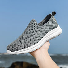 Load image into Gallery viewer, Cap Point DarkGrey / 6.5 Mens Light Walking Mesh Breathable Summer Loafers Shoes
