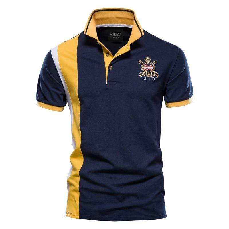 Cap Point Darling Embroidery Badge Men Polo