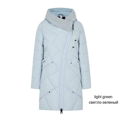 Cap Point Deep Grey / S Winter Brand Thick Winter Organic Hooded Parka Coat