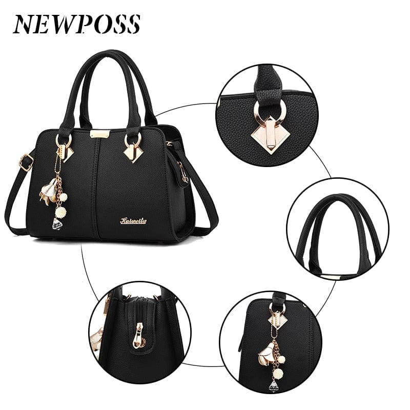 Cap Point Denise Designer Luxury Ladies Handbag Purse Shoulder Tote Bag
