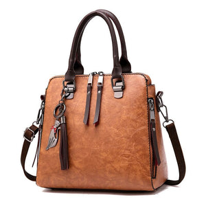 Cap Point Denise Luxury Crossbody Design Soft PU Leather Shoulder Tote Bag