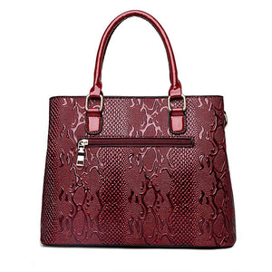 Cap Point Denise Luxury Designer  Leather Shoulder Large Capacity Tote Bag