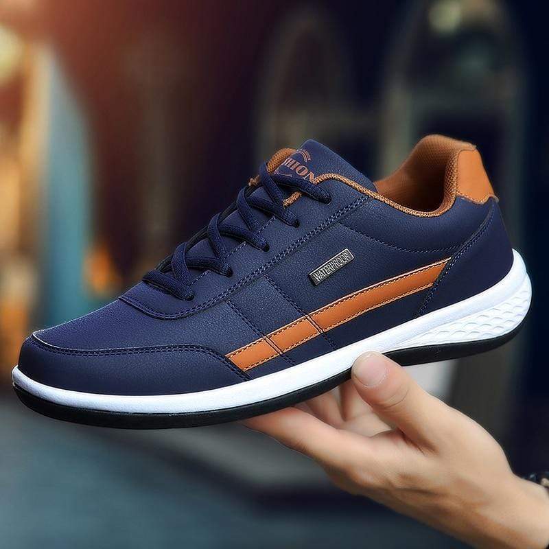 Cap Point Dorsel Leather Men Sneakers