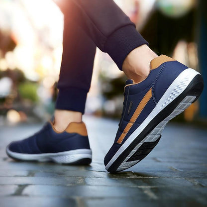 Cap Point Dorsel Leather Men Sneakers