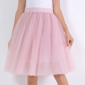 Cap Point dusty pink / One Size Party Train Puffy Tutu Tulle Wedding Bridal Bridesmaid Skirt