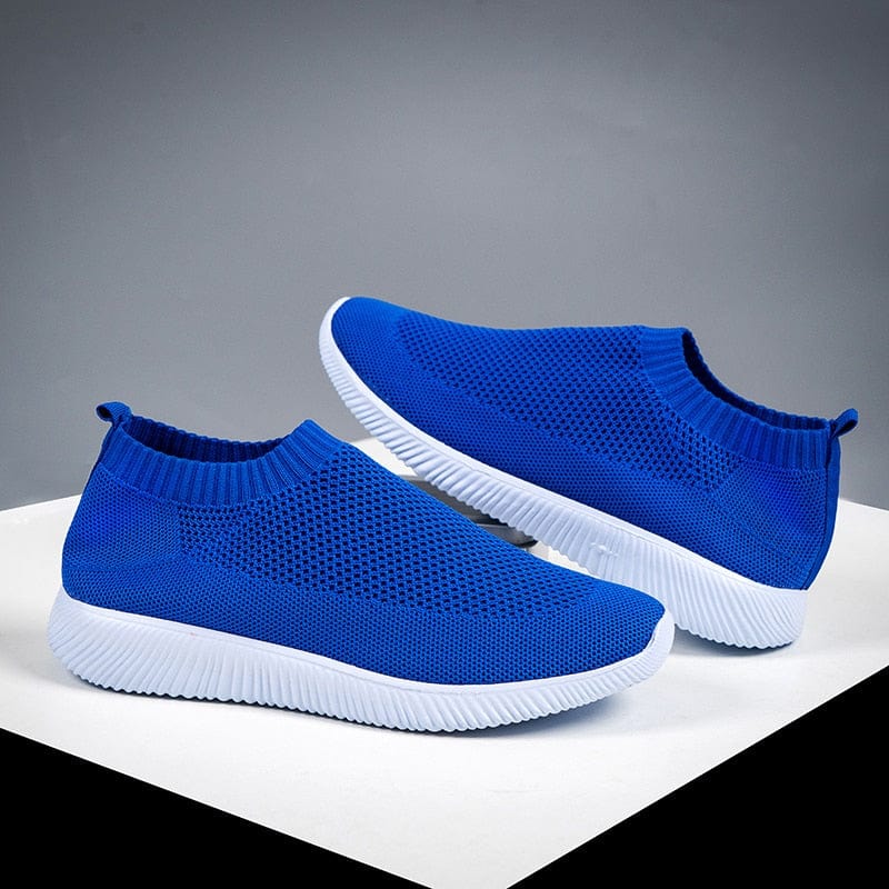 Cap Point Elegant Breathable Mesh Knit Sock Platform Sneakers