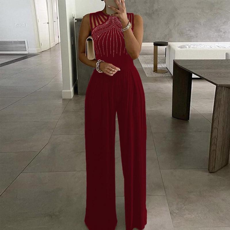Cap Point Elegant  Wide Leg Sexy Off Shoulder Jumpsuit