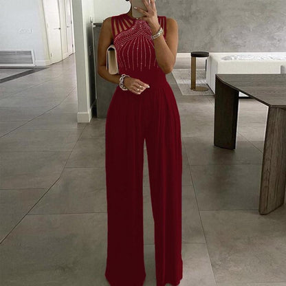 Cap Point Elegant  Wide Leg Sexy Off Shoulder Jumpsuit
