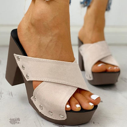 Cap Point Erica  Platform High Heels