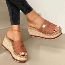Load image into Gallery viewer, Cap Point Fabulous Summer Wedges Platform Sandals
