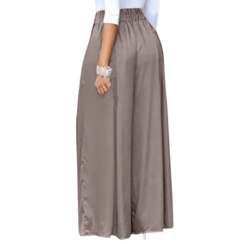 Cap Point Fashion High Waist Loose Bow Tie Oversized Summer Wide Leg Pants