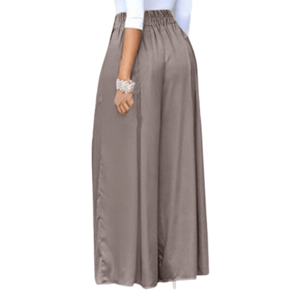 Cap Point Fashion High Waist Loose Bow Tie Oversized Summer Wide Leg Pants