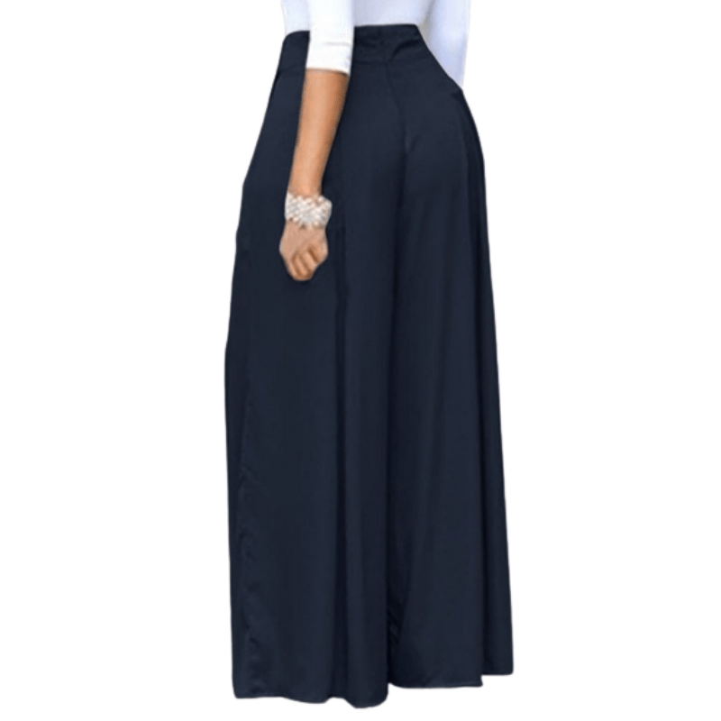 Cap Point Fashion High Waist Loose Bow Tie Oversized Summer Wide Leg Pants