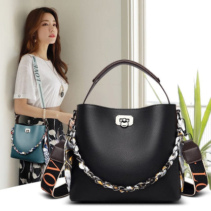 Cap Point Fashion Ribbon Designer Tote Handbag