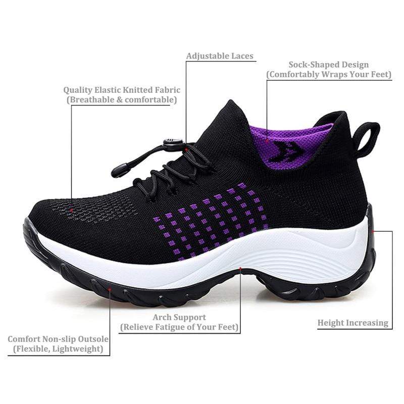 Cap Point Fashionable Women's Breathable Comfortable Nursing Sneakers