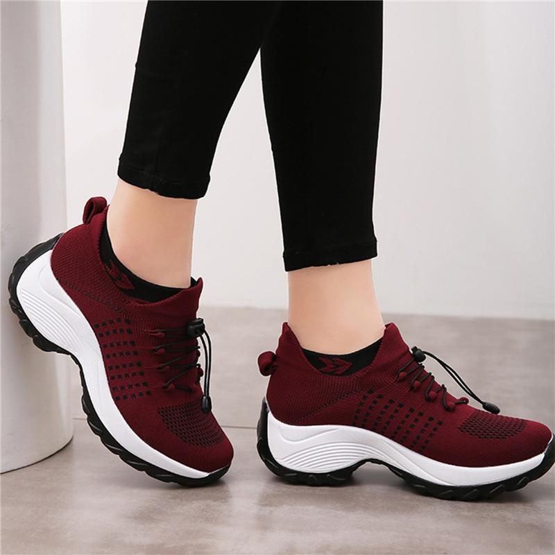 Cap Point Fashionable Women's Breathable Comfortable Nursing Sneakers
