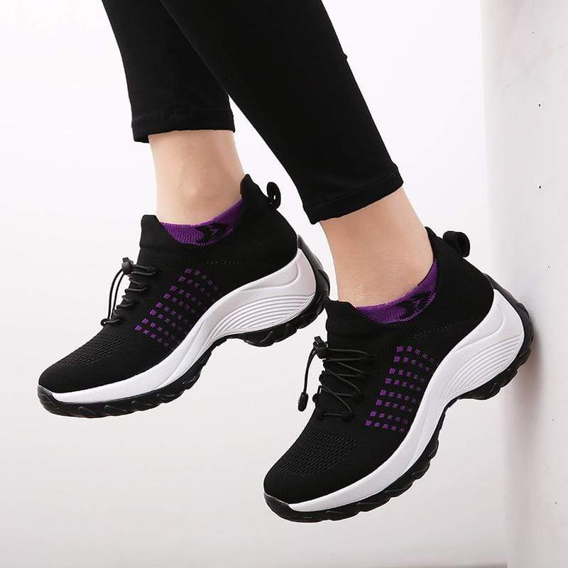 Cap Point Fashionable Women's Breathable Comfortable Nursing Sneakers