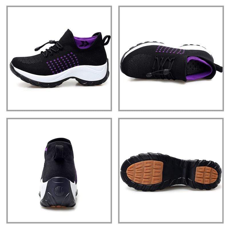 Cap Point Fashionable Women's Breathable Comfortable Nursing Sneakers