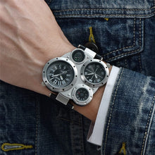Load image into Gallery viewer, Cap Point Gabriel Men&#39;s Decorative Compass Wrist Watch

