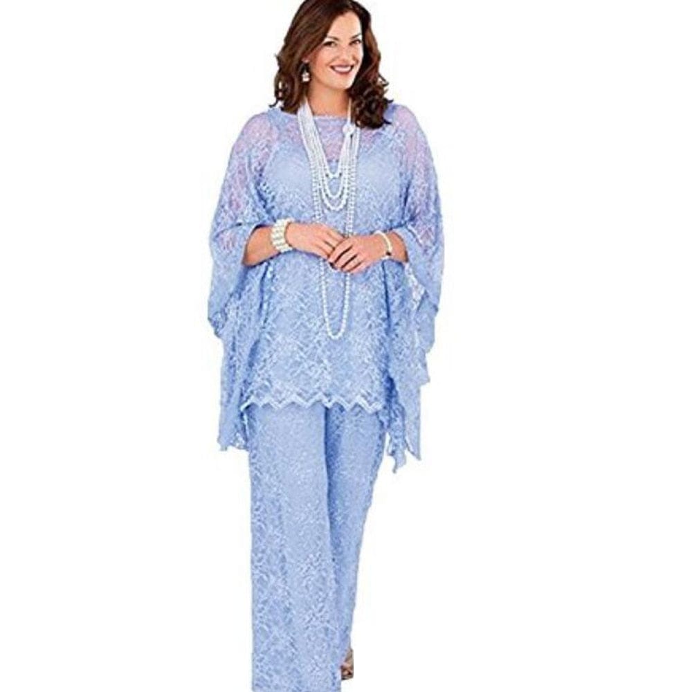 Cap Point Geneva 3 Piece Long Sleeve Mother of the Bride Pant Suit