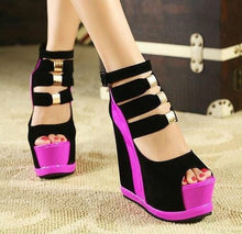 Load image into Gallery viewer, Cap Point Genuine Women Platform Thick Soles Sandals
