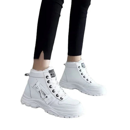 Cap Point Gladys Lace Up Waterproof Snow Ankle Boots