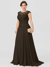 Load image into Gallery viewer, Cap Point Golden A-Line Mother of the Bride Dress
