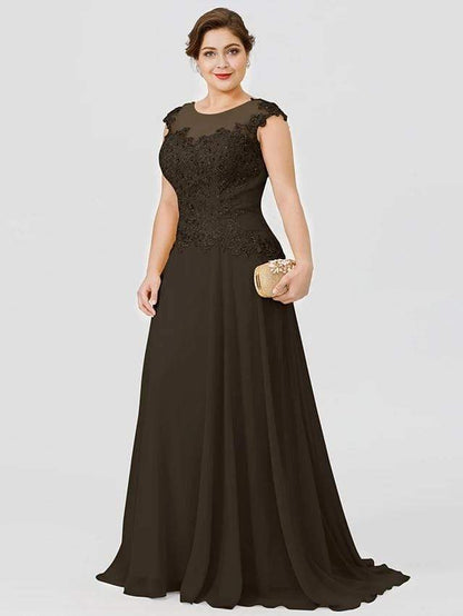 Cap Point Golden A-Line Mother of the Bride Dress
