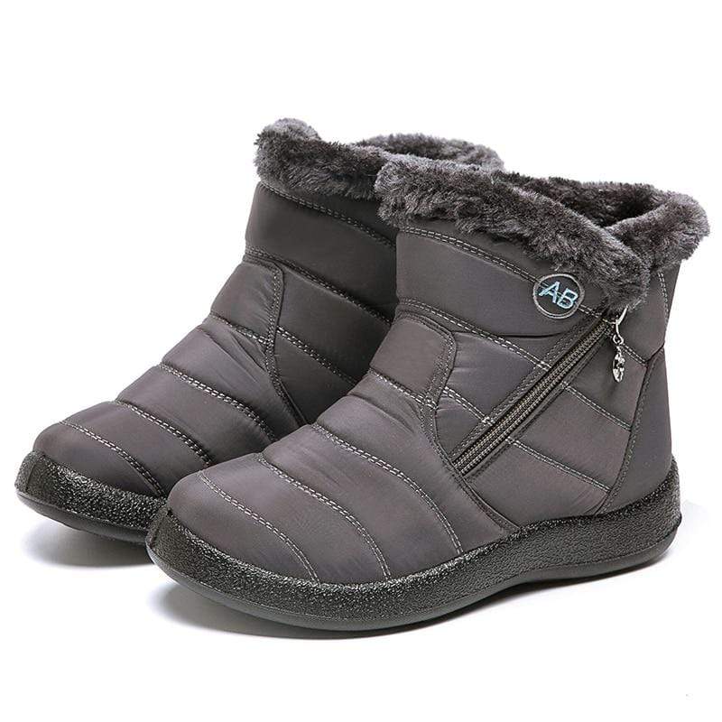 Cap Point Gray 2 / 5 Women Waterproof Snow Boots