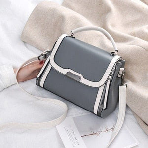 Cap Point gray / 20-30cm New Fashion  Style Hit Color Trendy Handbag