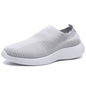 Cap Point Gray / 3 Elegant Breathable Mesh Knit Sock Platform Sneakers