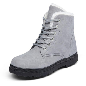 Cap Point gray / 5.5 Women New Winter Ankle Boots