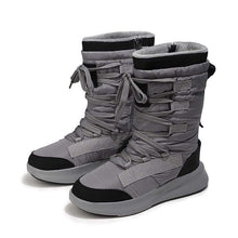 Load image into Gallery viewer, Cap Point Gray / 5.5 Women&#39;s Round Toe Mid-Calf Winter Boots
