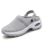 Cap Point gray / 5 Janice Comfort Women's Breathable Mesh Platform Summer Shoes