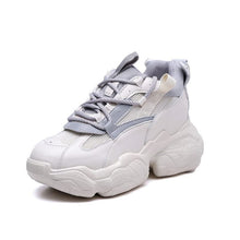 Load image into Gallery viewer, Cap Point gray / 5 Mira Chunky Sneaker Height Increasing Breathable Mesh Platform Sneakers
