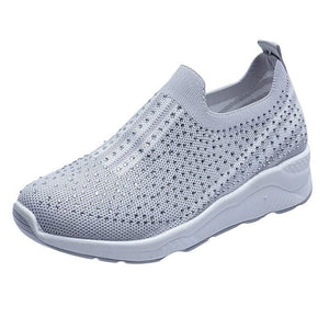 Cap Point gray / 5 Non-slip Soft Bottom casual flat sneakers