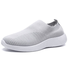 Load image into Gallery viewer, Cap Point gray / 7.5 Elegant Breathable Mesh Knit Sock Platform Sneakers
