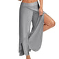 Cap Point Gray / S Hermence Loose Wide Leg Fitness Pants