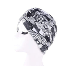 Load image into Gallery viewer, Cap Point Gray Trendy printed hijab bonnet
