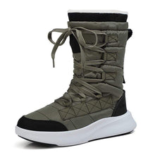Load image into Gallery viewer, Cap Point Green / 5.5 Women&#39;s Round Toe Mid-Calf Winter Boots
